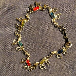 Girls Colorful Horse Bracelet